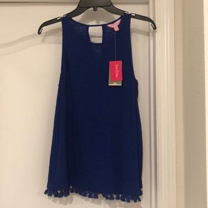 New Lilly Pulitzer Navy Tank
